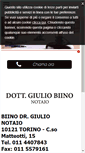 Mobile Screenshot of notaiotorino.com